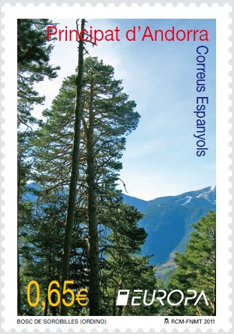 Andora Europa stamp