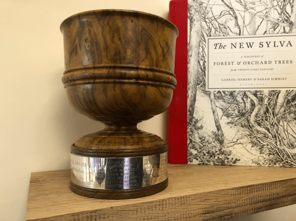 The Peter Savill Award and cup
