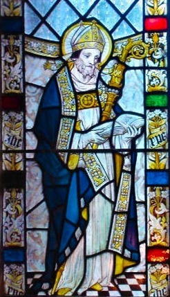 Saint Swithin window at York cathedral
