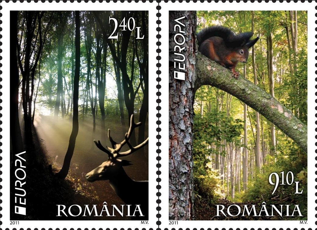 Romania Europa stamps