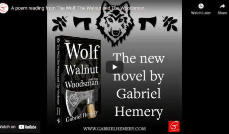 A reading of an epic poem from The Wolf, The Walnut and The Woodsman
